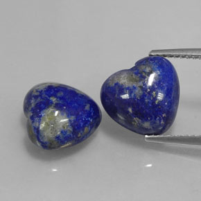 Lapislazzuli naturale blu da  ct, a forma di cuore, opaco