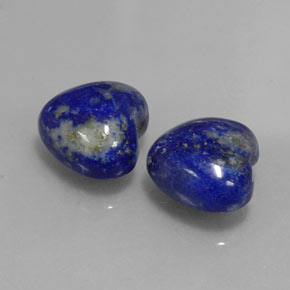 Lapislazzuli naturale blu da  ct, a forma di cuore, opaco