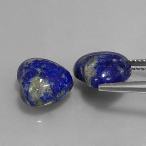 Lapislazzuli naturale blu da  ct, a forma di cuore, opaco