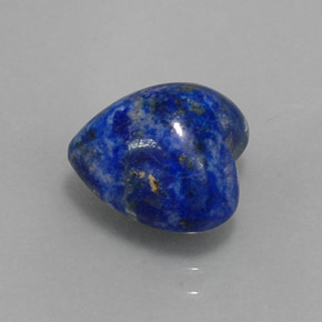 Lapislazzuli naturale blu da 4,63 ct, a forma di cuore, opaco
