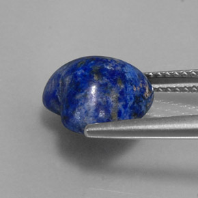 Lapislazzuli naturale blu da 4,63 ct, a forma di cuore, opaco
