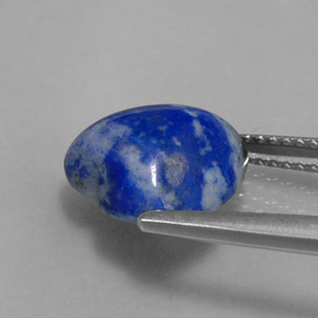 Lapislazzuli naturale blu da 4,39 ct, a forma di cuore, opaco