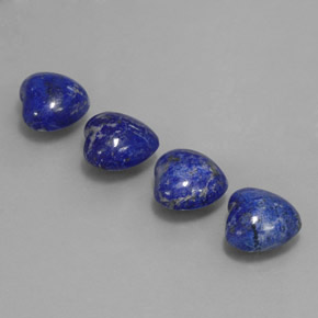 Lapislazzuli naturale blu da  ct, a forma di cuore, opaco