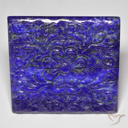 Lapislazzuli naturale blu da 60,30 ct, forma fantasia, opaco