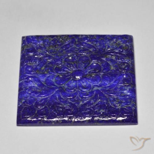 Lapislazzuli naturale blu da 60,30 ct, forma fantasia, opaco