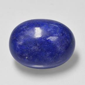Lapislazzuli naturale blu da 9,84 ct, taglio ovale, opaco