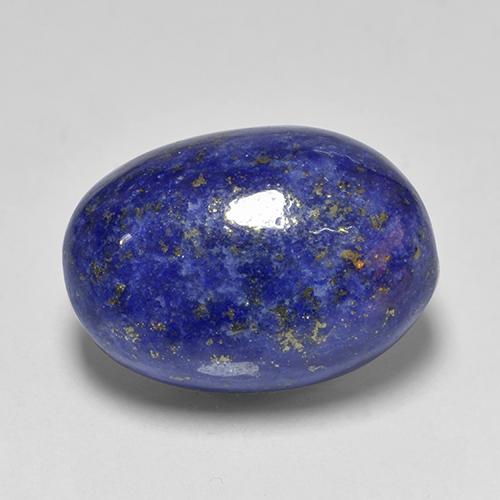 Lapislazzulo Blu scuro naturale da 12.53 ct, Taglio ovale, Opaco