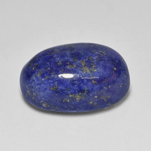 Lapislazzulo Blu scuro naturale da 12.53 ct, Taglio ovale, Opaco