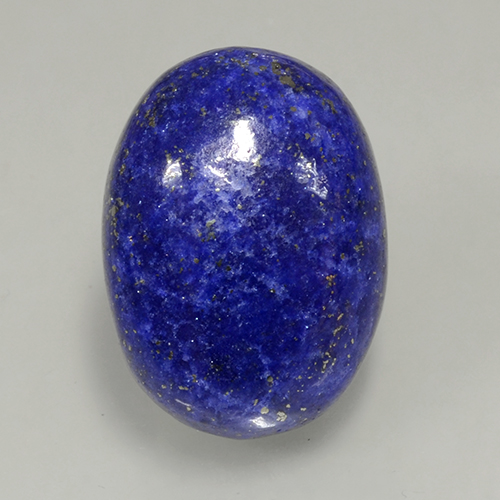 Lapislazzuli naturale blu da 11,90 ct, taglio ovale, opaco