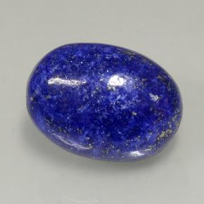 Lapislazzuli naturale blu da 11,90 ct, taglio ovale, opaco