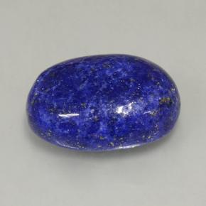 Lapislazzuli naturale blu da 11,90 ct, taglio ovale, opaco
