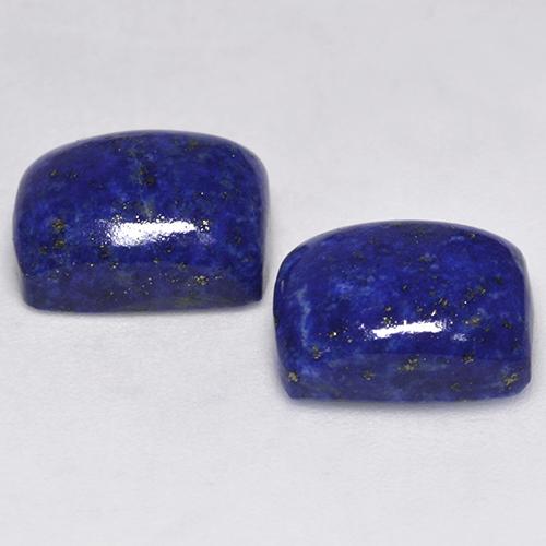 Gemme di Lapislazzulo Blu molto profondo naturale da 9.57 ct, Taglio a cuscino, Opaco
