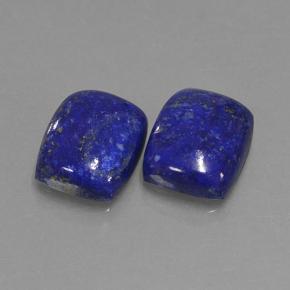 Lapislazzuli naturale blu da 8,25 ct, taglio a cuscino, opaco