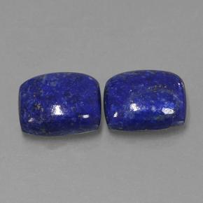 Lapislazzuli naturale blu da 8,25 ct, taglio a cuscino, opaco