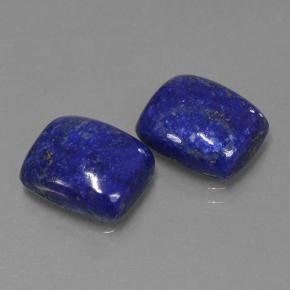 Lapislazzuli naturale blu da 8,25 ct, taglio a cuscino, opaco