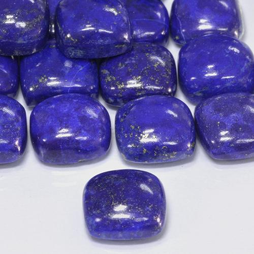 Lapislazzulo Blu Egiziano Profondo naturale da 4.52 ct, Cuscino, Opaco