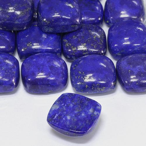 Lapislazzulo Blu Egiziano Profondo naturale da 4.52 ct, Cuscino, Opaco