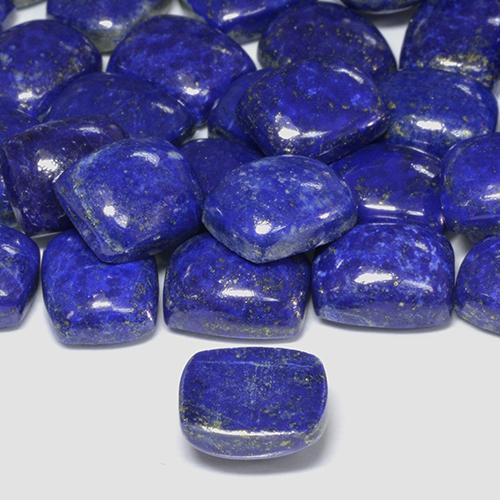 Lapislazzulo Blu Navy Intenso naturale da 4.59 ct, Cuscino, Opaco