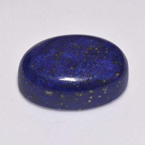 Lapislazzuli blu molto profondo naturale da 11,51 ct, taglio ovale, opaco