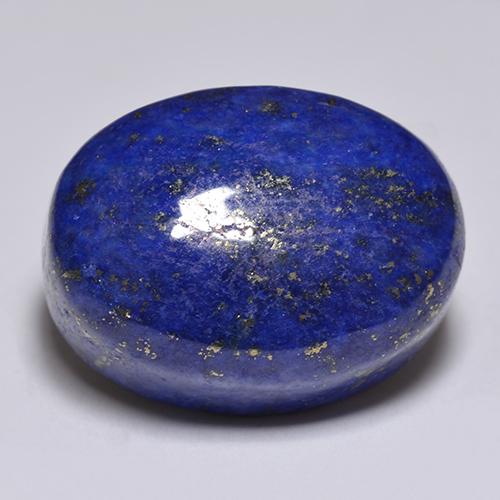 Lapislazzuli naturale blu da 14,49 ct, taglio ovale, opaco