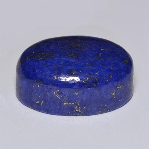 Lapislazzuli naturale blu da 14,49 ct, taglio ovale, opaco
