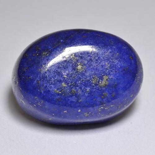 Lapislazzuli naturale blu da 12,72 ct, taglio ovale, opaco