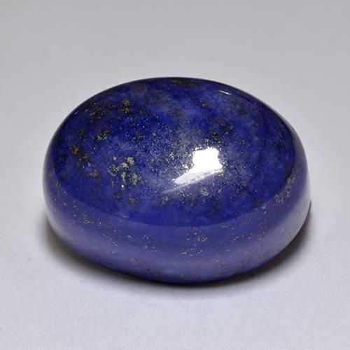 Lapislazzulo Blu scuro naturale da 11.72 ct, Taglio ovale, Opaco