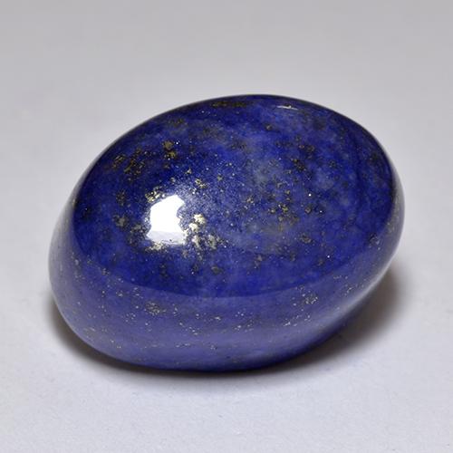 Lapislazzulo Blu scuro naturale da 11.72 ct, Taglio ovale, Opaco