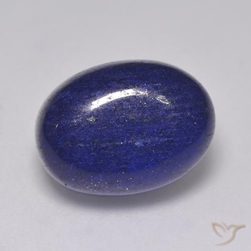 Lapislazzuli naturale blu da 8,54 ct, taglio ovale, opaco