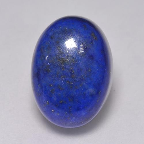 Lapislazzuli naturale blu da 9,80 ct, taglio ovale, opaco
