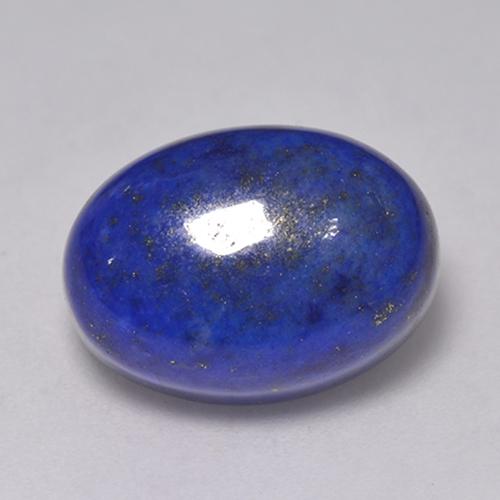 Lapislazzuli naturale blu da 9,80 ct, taglio ovale, opaco