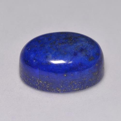 Lapislazzuli naturale blu da 9,80 ct, taglio ovale, opaco
