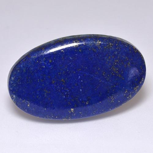 Lapislazzuli naturale blu da 39,54 ct, taglio ovale, opaco