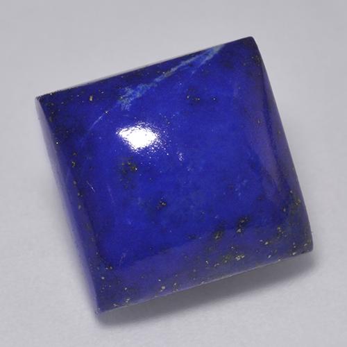 Lapislazzuli naturale blu da 7,67 ct, quadrato, opaco