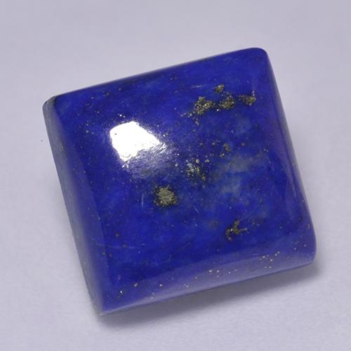 Lapislazzuli naturale blu da 7,34 ct, quadrato, opaco