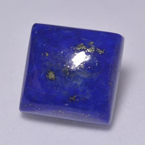 Lapislazzuli naturale blu da 7,34 ct, quadrato, opaco