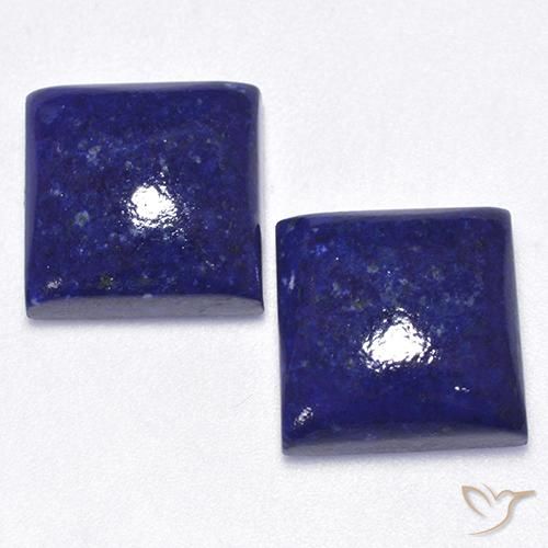 13.02ctw Naturale Blu molto profondo Lapislazzulo, Quadrato, Opaco
