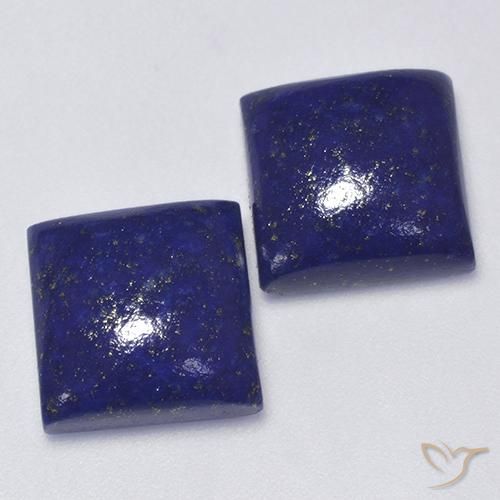 Gemme di Lapislazzulo Blu molto profondo naturale da 13.42 ct, Quadrato, Opaco