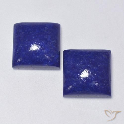 14.15ctw Naturale Blu molto profondo Lapislazzulo, Quadrato, Opaco