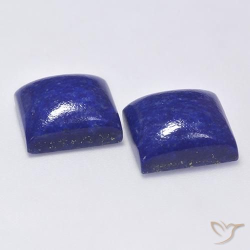 Gemme di Lapislazzulo Blu molto profondo naturale da 14.15 ct, Quadrato, Opaco