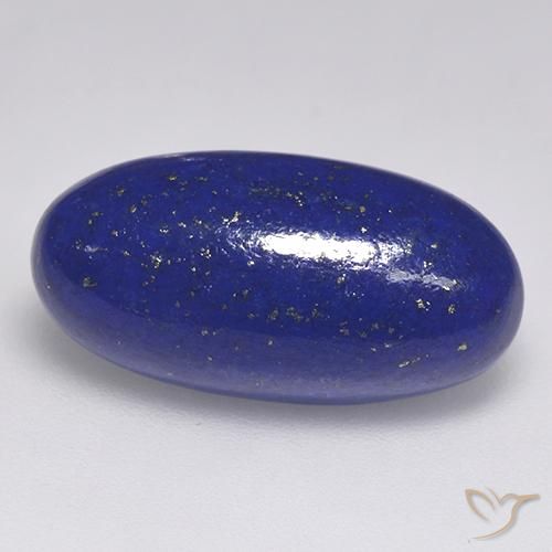 Lapislazzulo Blu Egiziano Profondo naturale da 10.41 ct, Taglio ovale, Opaco