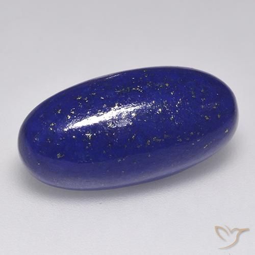 Lapislazzulo Blu Egiziano Profondo naturale da 10.41 ct, Taglio ovale, Opaco