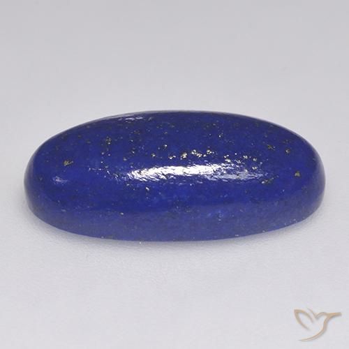 Lapislazzulo Blu Egiziano Profondo naturale da 10.41 ct, Taglio ovale, Opaco