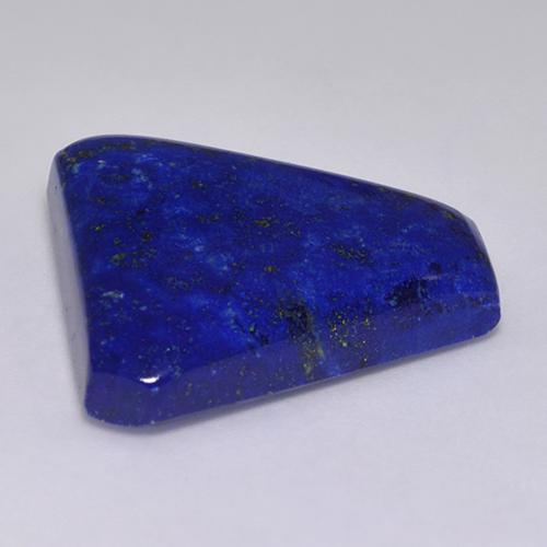 Lapislazzulo Blu Navy Intenso naturale da 28.20 ct, Taglio trillion, Opaco
