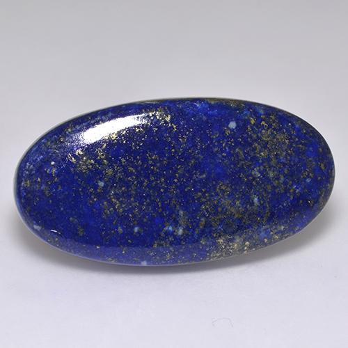 Lapislazzuli naturale blu da 59,23 ct, taglio ovale, opaco
