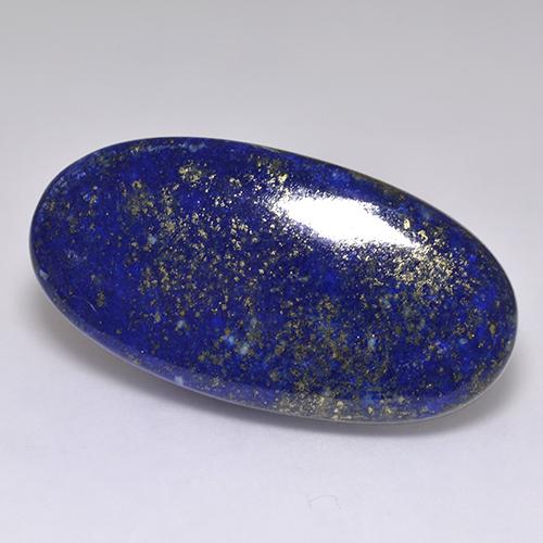 Lapislazzuli naturale blu da 59,23 ct, taglio ovale, opaco