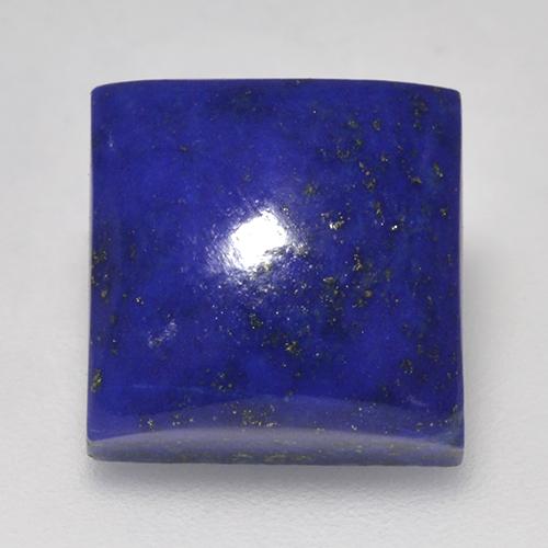 Lapislazzuli naturale blu da 7,85 ct, quadrato, opaco