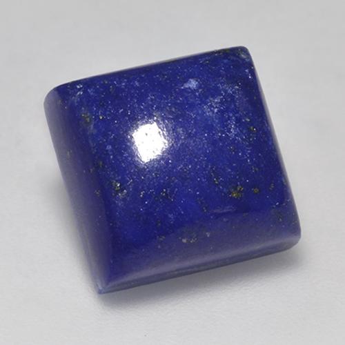 Lapislazzuli naturale blu da 9,40 ct, quadrato, opaco