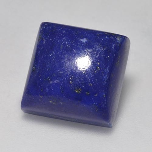 Lapislazzuli naturale blu da 9,40 ct, quadrato, opaco