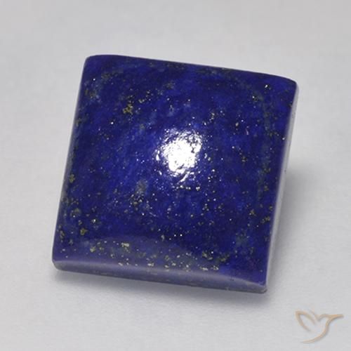 Lapislazzulo Blu molto profondo naturale da 7.14 ct, Quadrato, Opaco